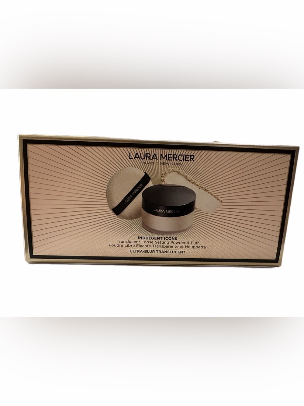 Laura Mercier Translucent Loose Setting Powder & Puff - Ultra-Blur Translucent